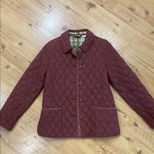 L.L. Bean Quilted Burgundy Jacket